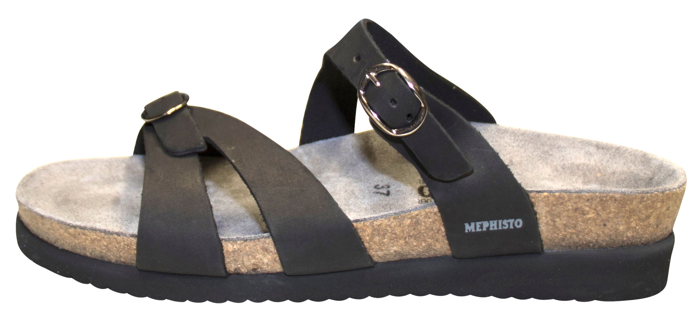 Mephisto Sandale Hannel pour femme Noir