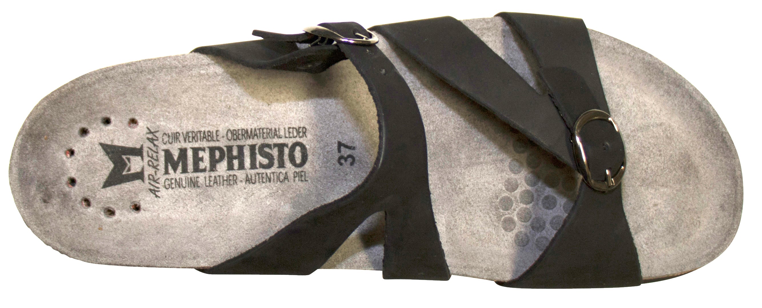 Mephisto Sandale Hannel pour femme Noir