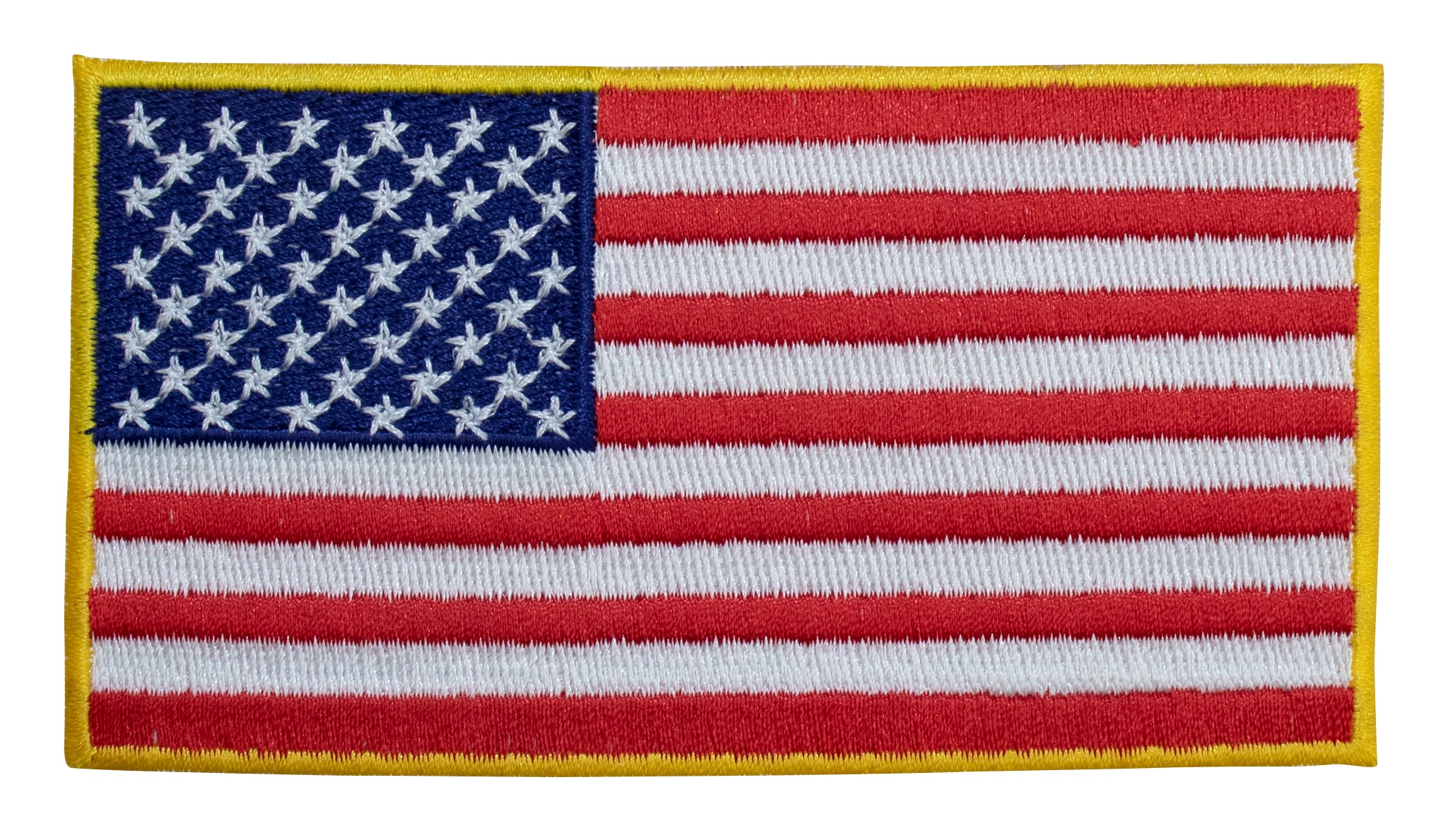 US Iron On Embroidery Flag Patch