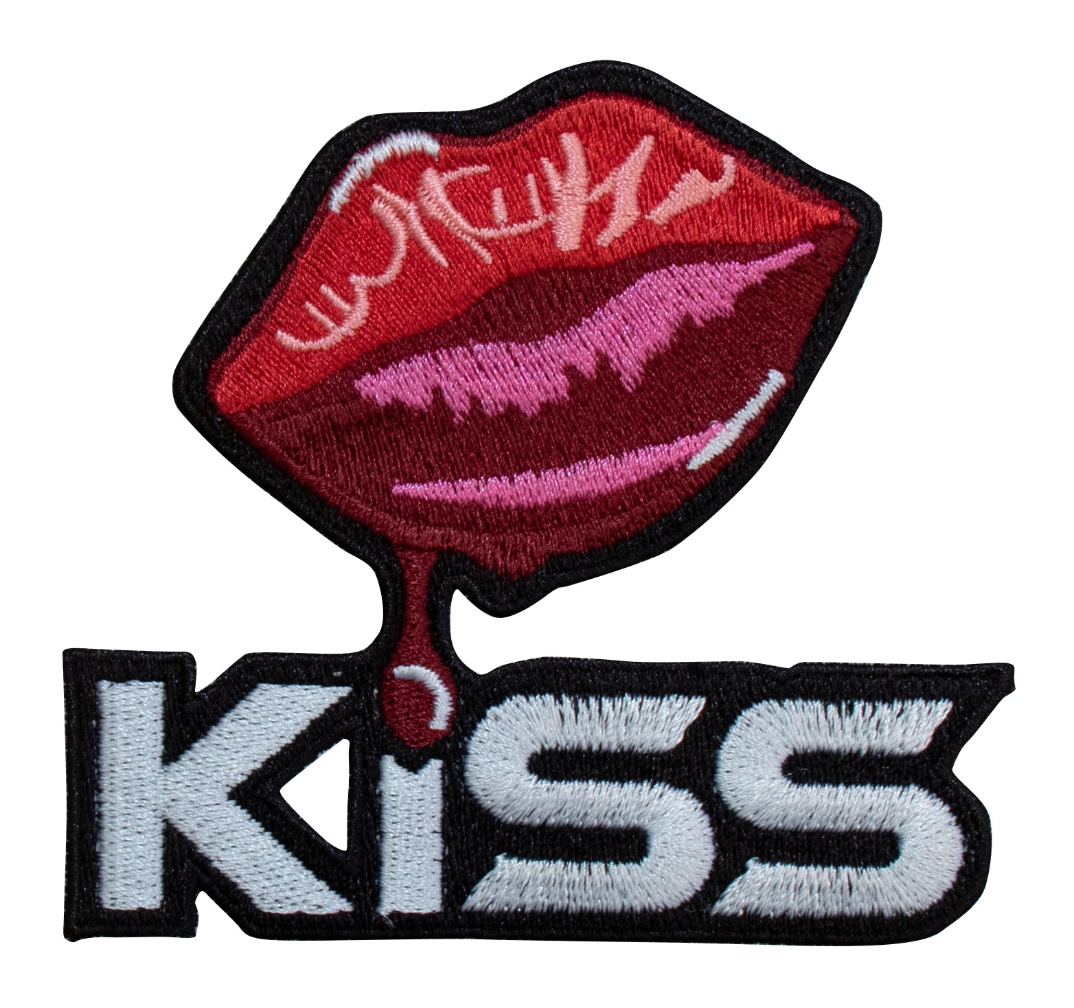 Patch brodé thermocollant Kiss