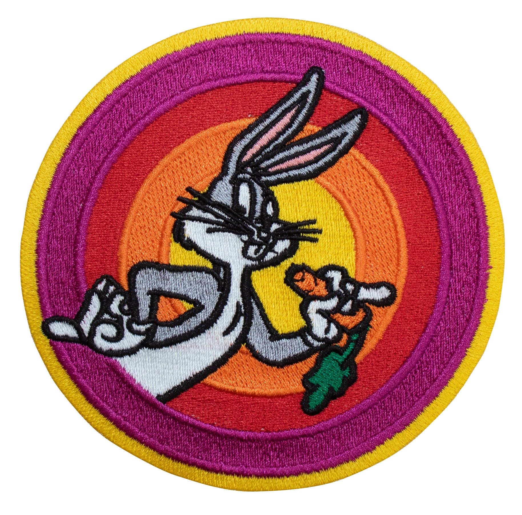 Bunny Iron On Embroidery Patch