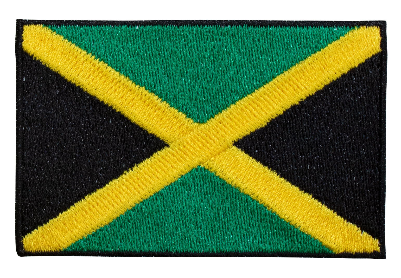 Patch brodé thermocollant du drapeau jamaïcain