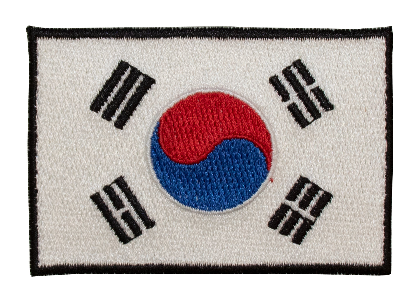 South Korea Iron On Embroidery Flag Patch