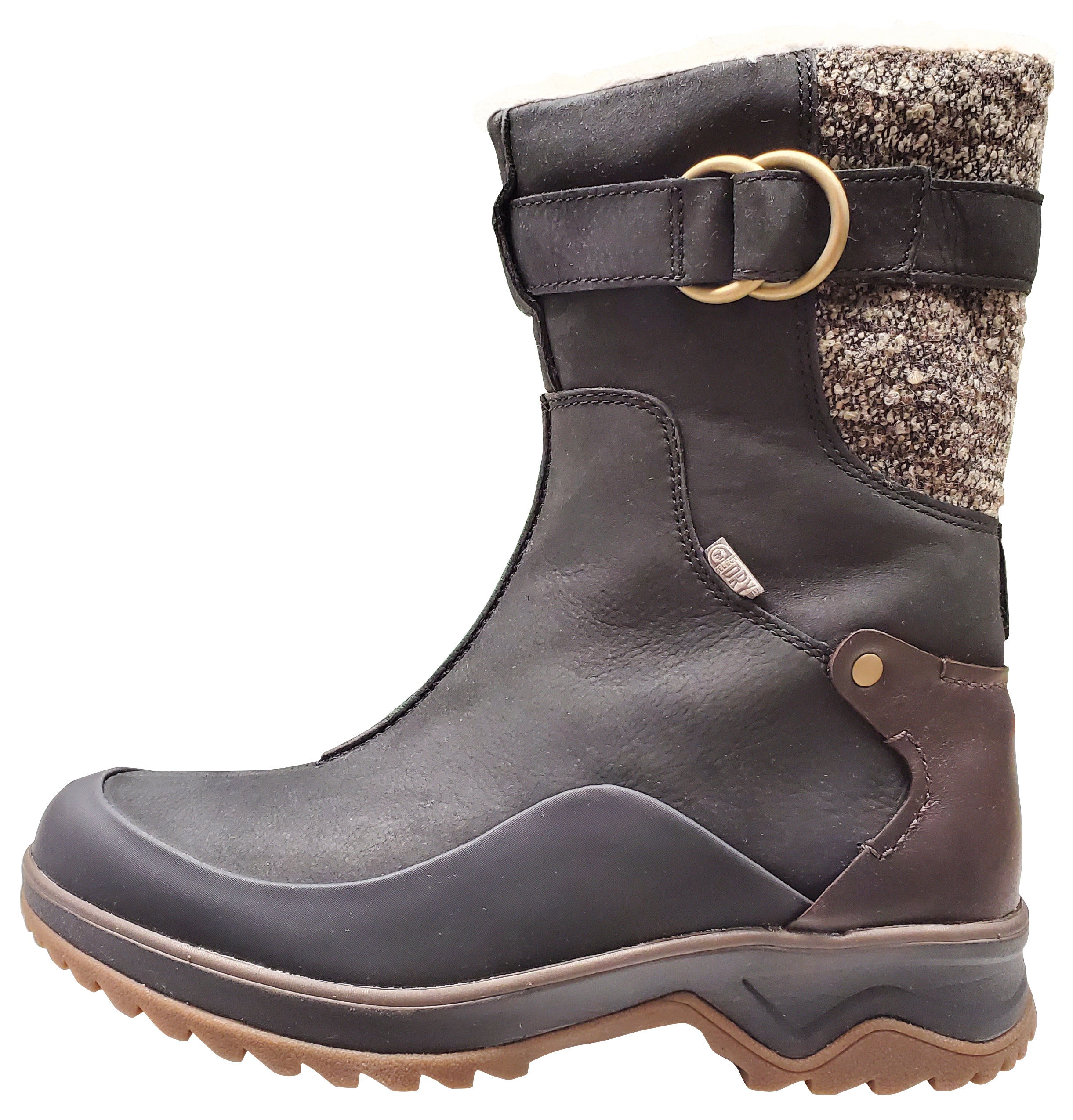 Bottes imperméables Merrell Eventyr Mid North pour femme, noires