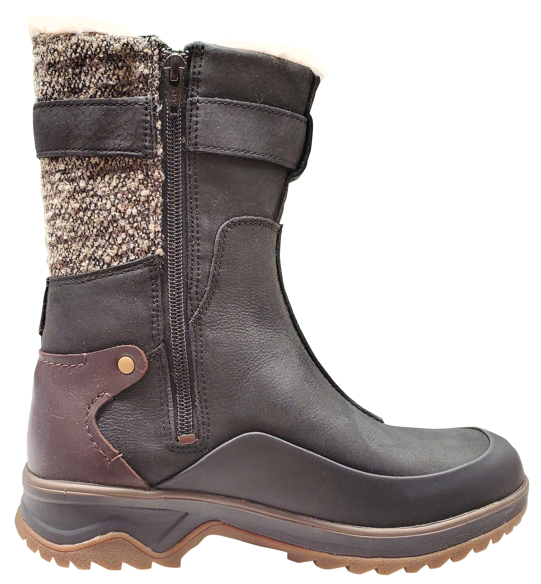 Bottes imperméables Merrell Eventyr Mid North pour femme, noires