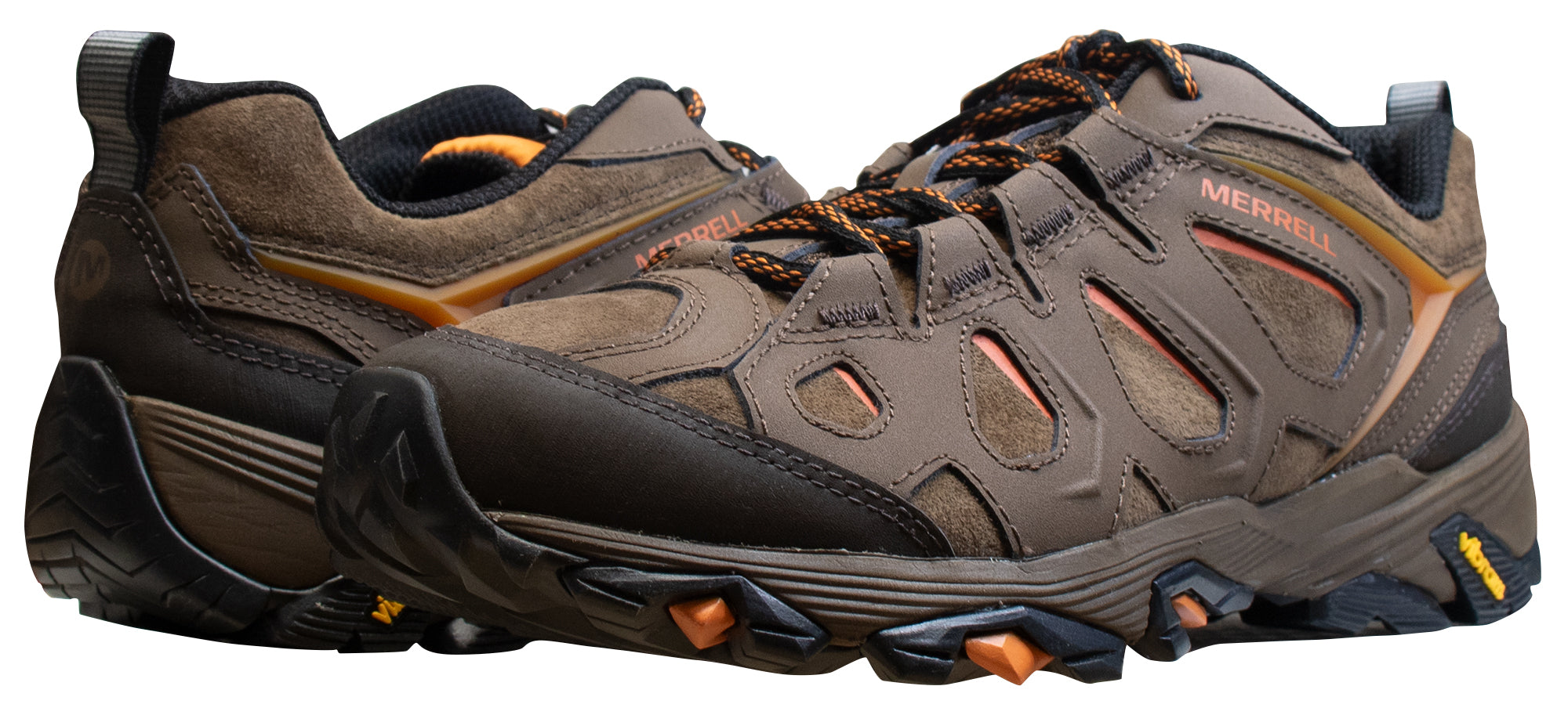 Merrell Men's Moab FST Leather Hiking Shoe Dark Earth