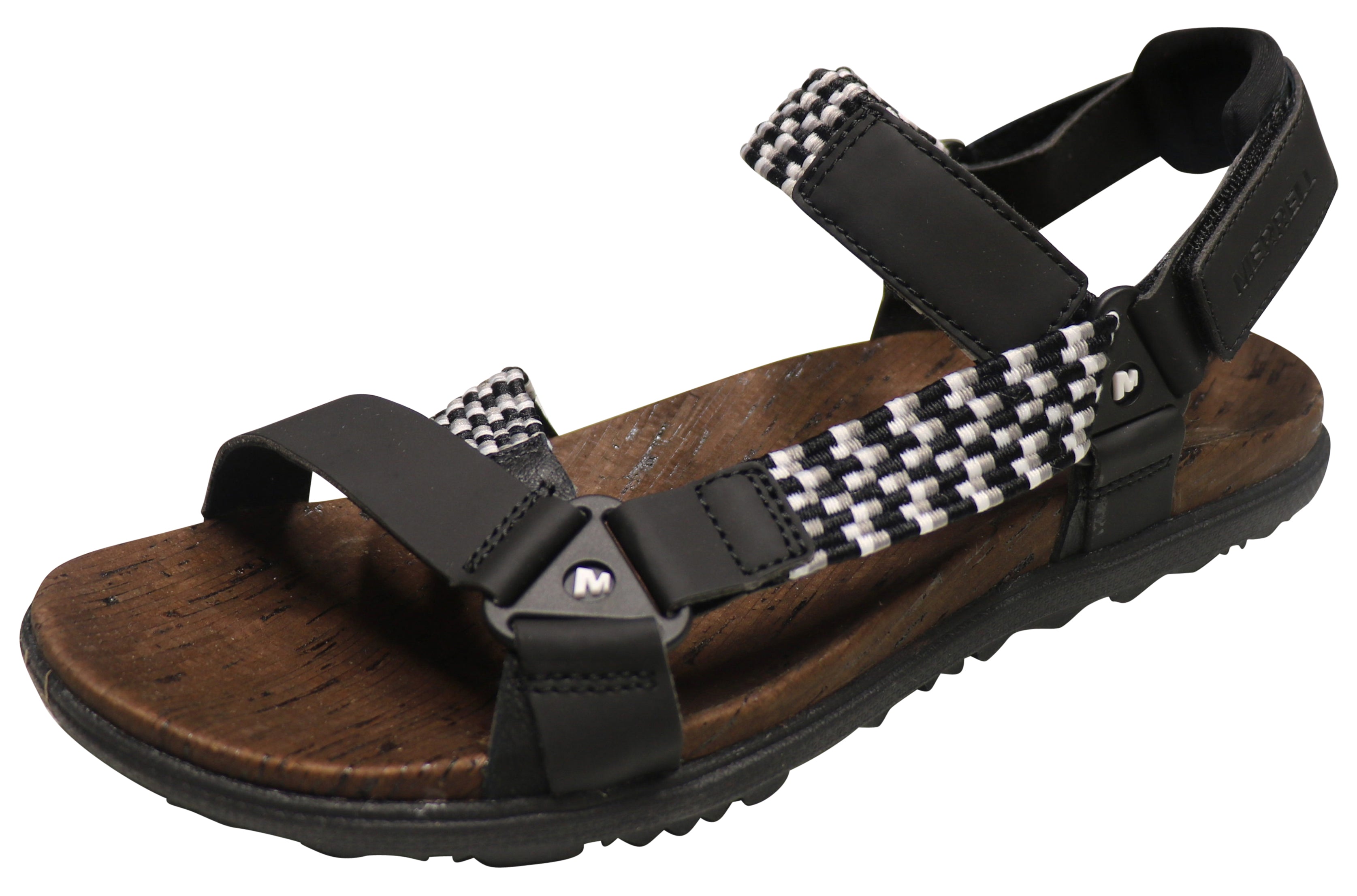 Merrell Women's Around Town Sunvue Woven Sandal Black