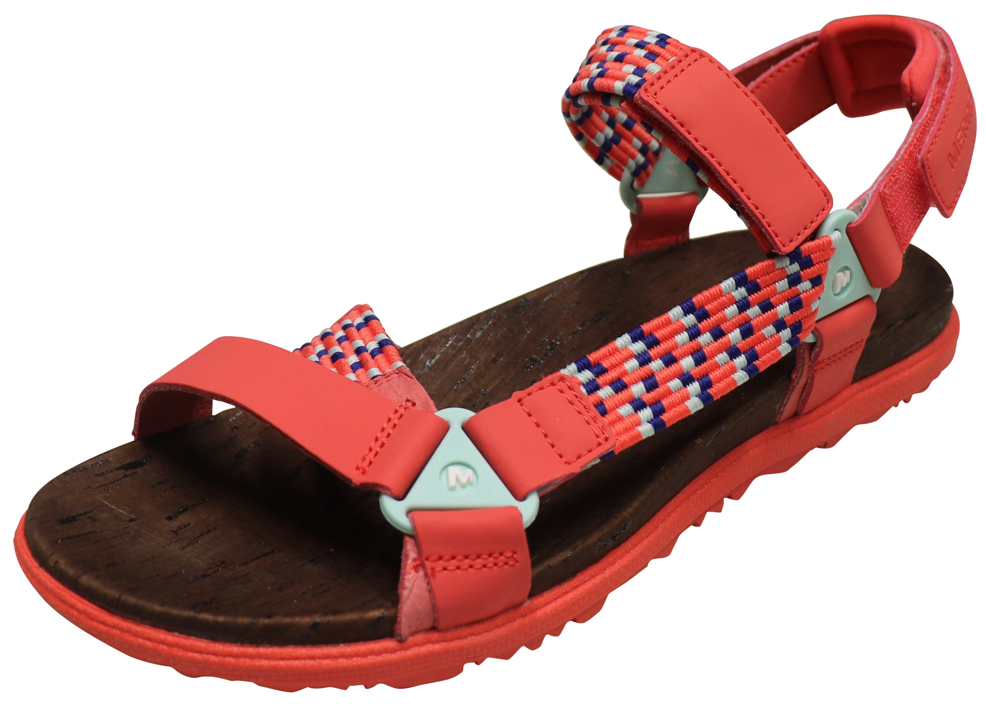 Merrell Women's Around Town Sunvue Woven Sandal Hot Coral