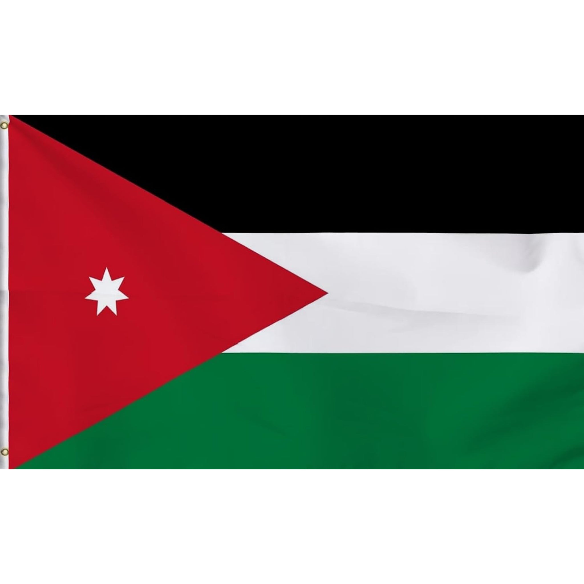 Drapeau de la Jordanie 100 % polyester 91 x 152 cm