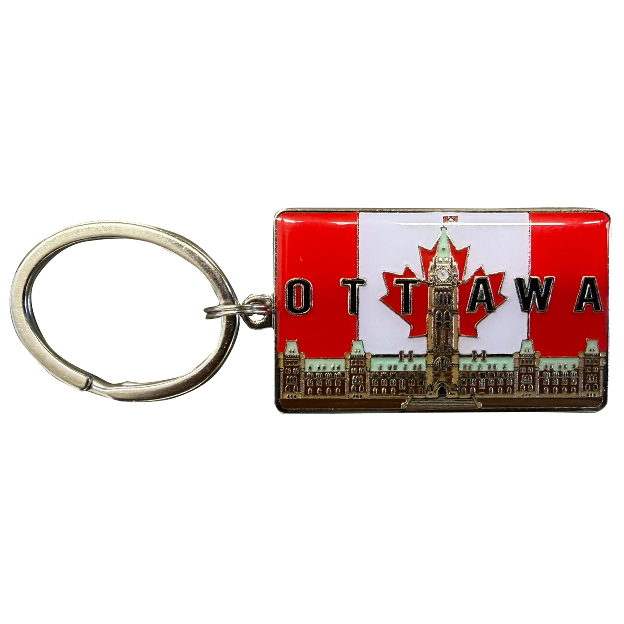 Key chain Enamel 6 color, Parliament building, Ottawa