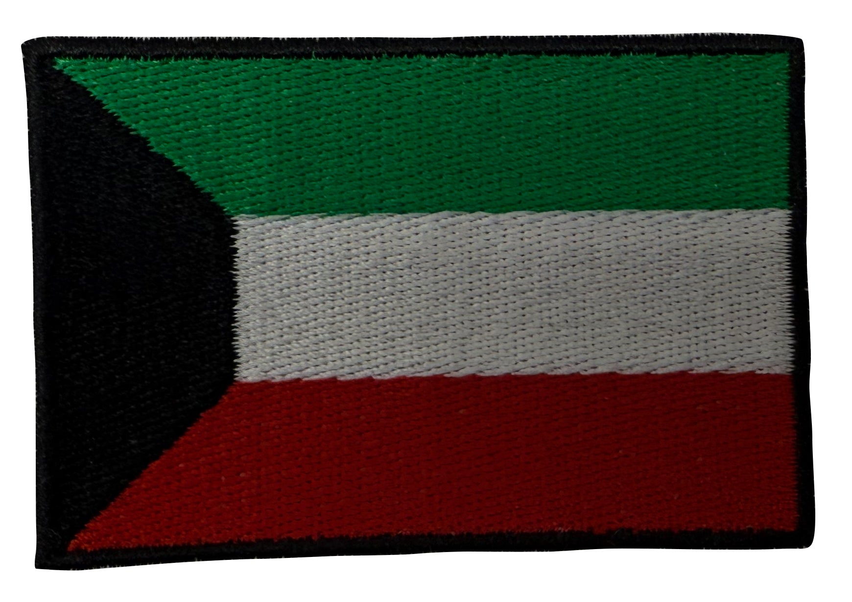 Écusson brodé thermocollant du drapeau du Koweït