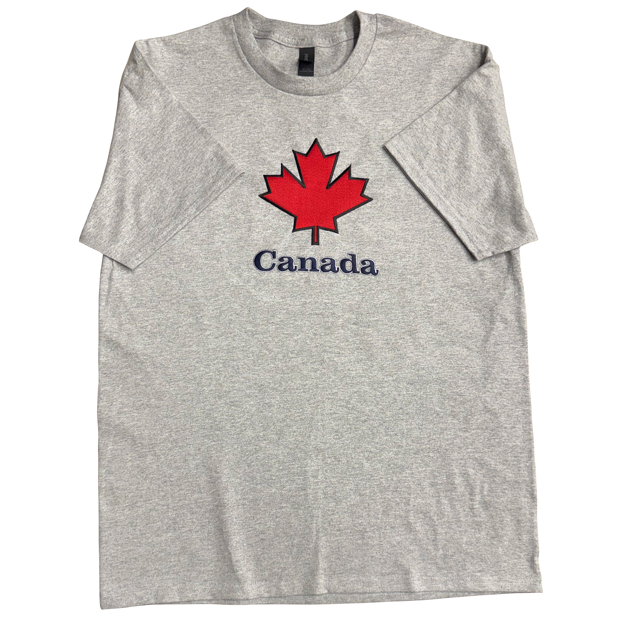 Canada Maple Leaf Short Sleeve Embroidered T-shirt