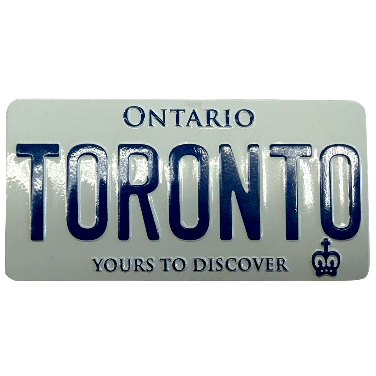 Magnet Metal License, Toronto License Plate