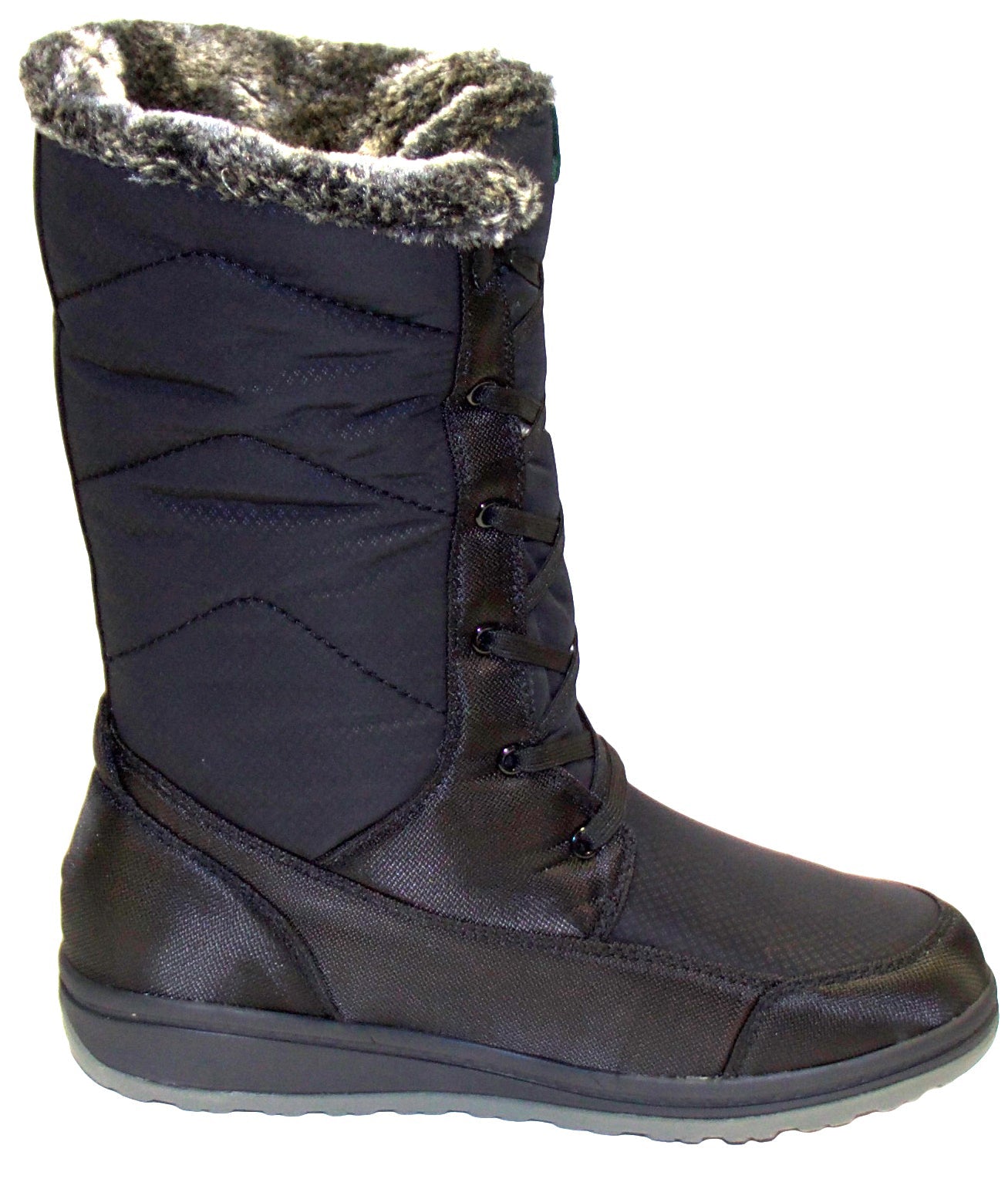 Bottes de neige Quincy pour femme Kamik, noires