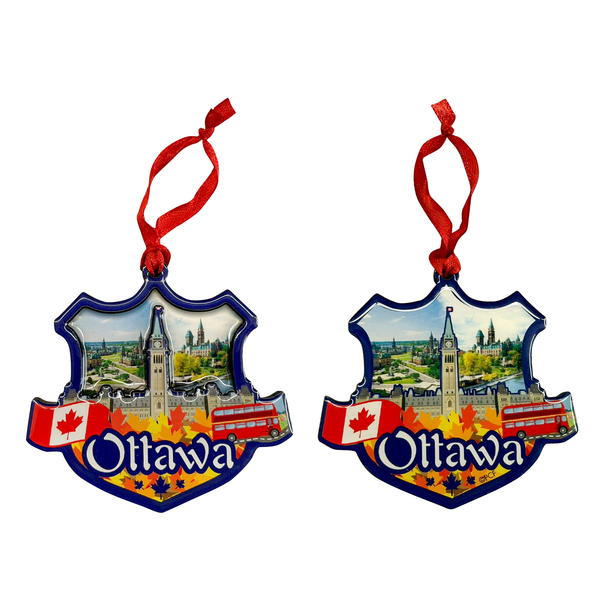 Ornament 2-Sided MDF Epxy Ornament, 2-D, Ottawa, Canada