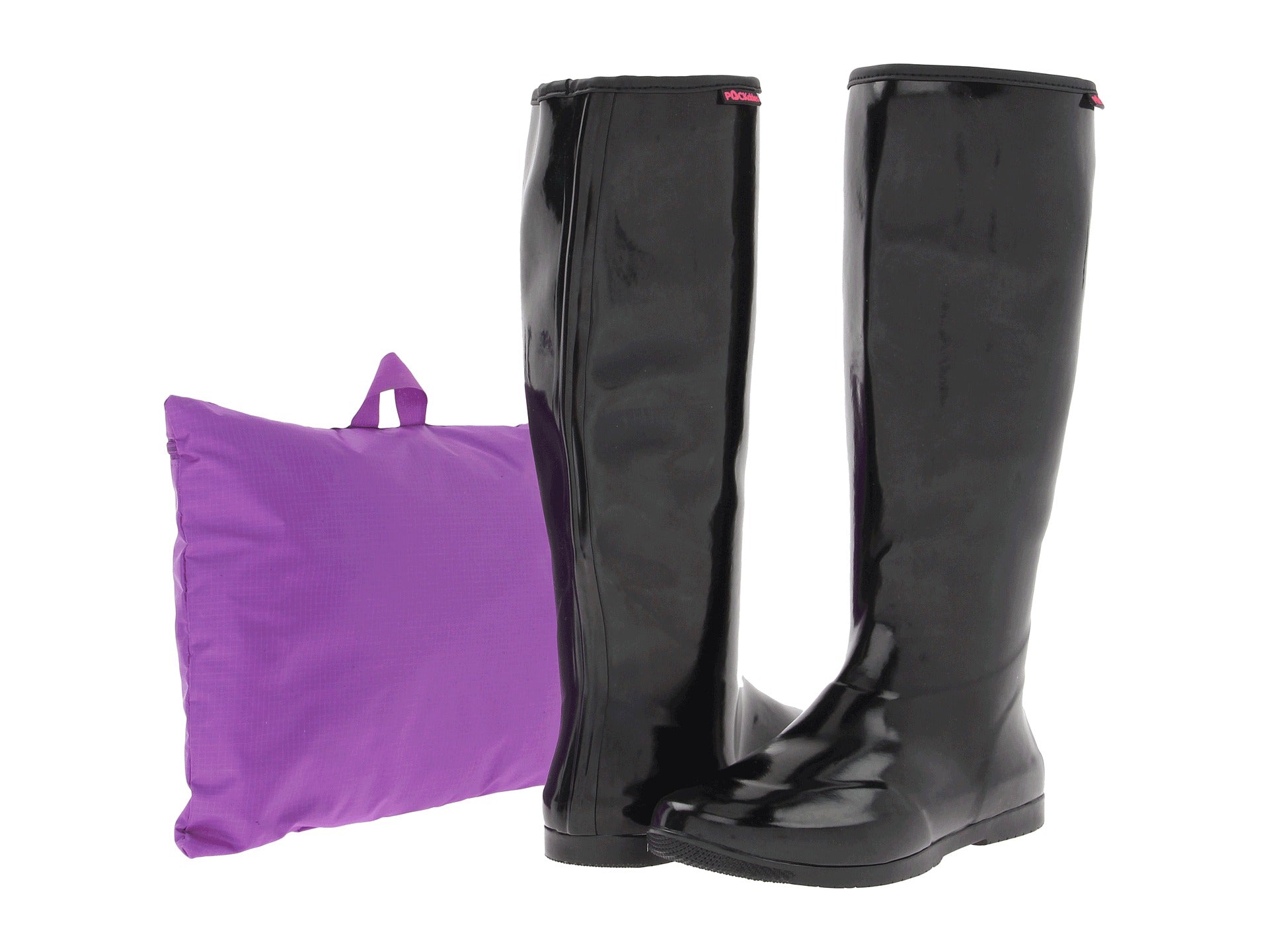 Bottes de pluie pliables Baffin pour femmes, noires