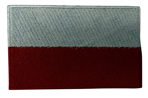 Poland Iron On Embroidery Flag Patch