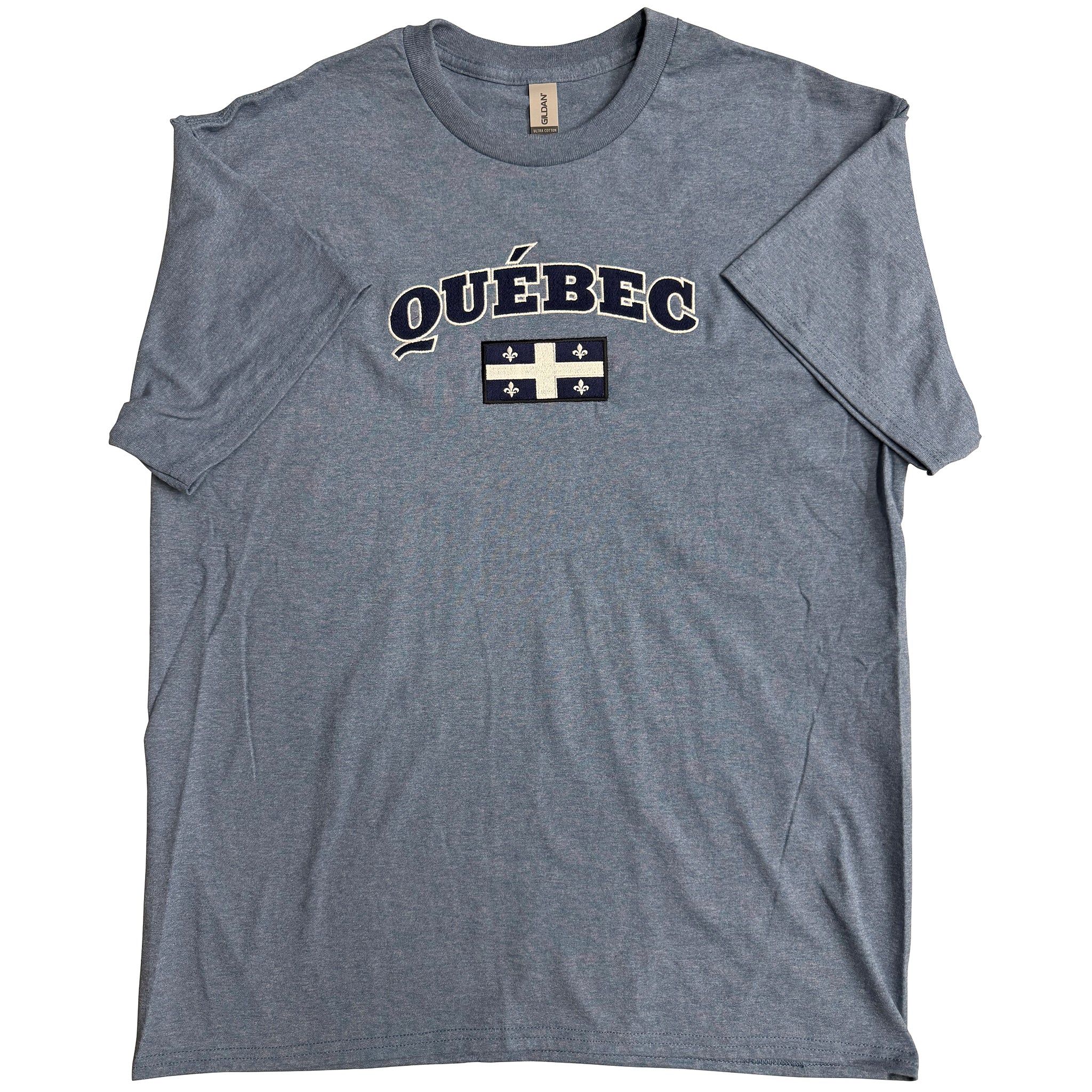 Quebec Short Sleeve Embroidered T-shirt