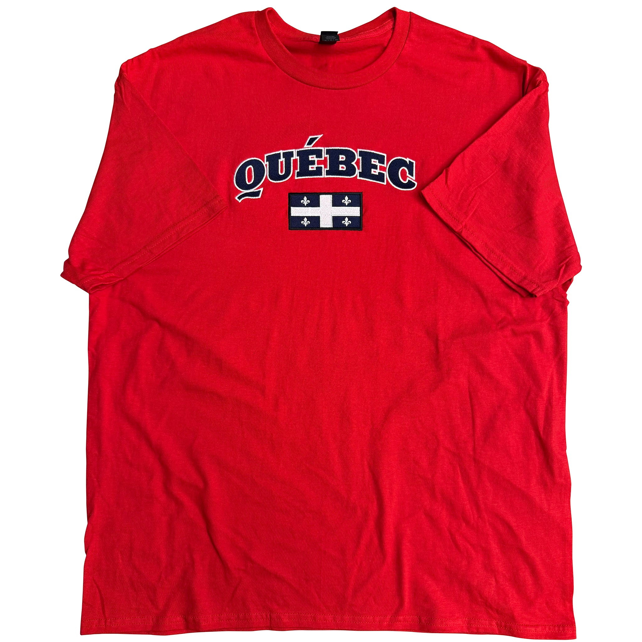 Quebec Short Sleeve Embroidered T-shirt