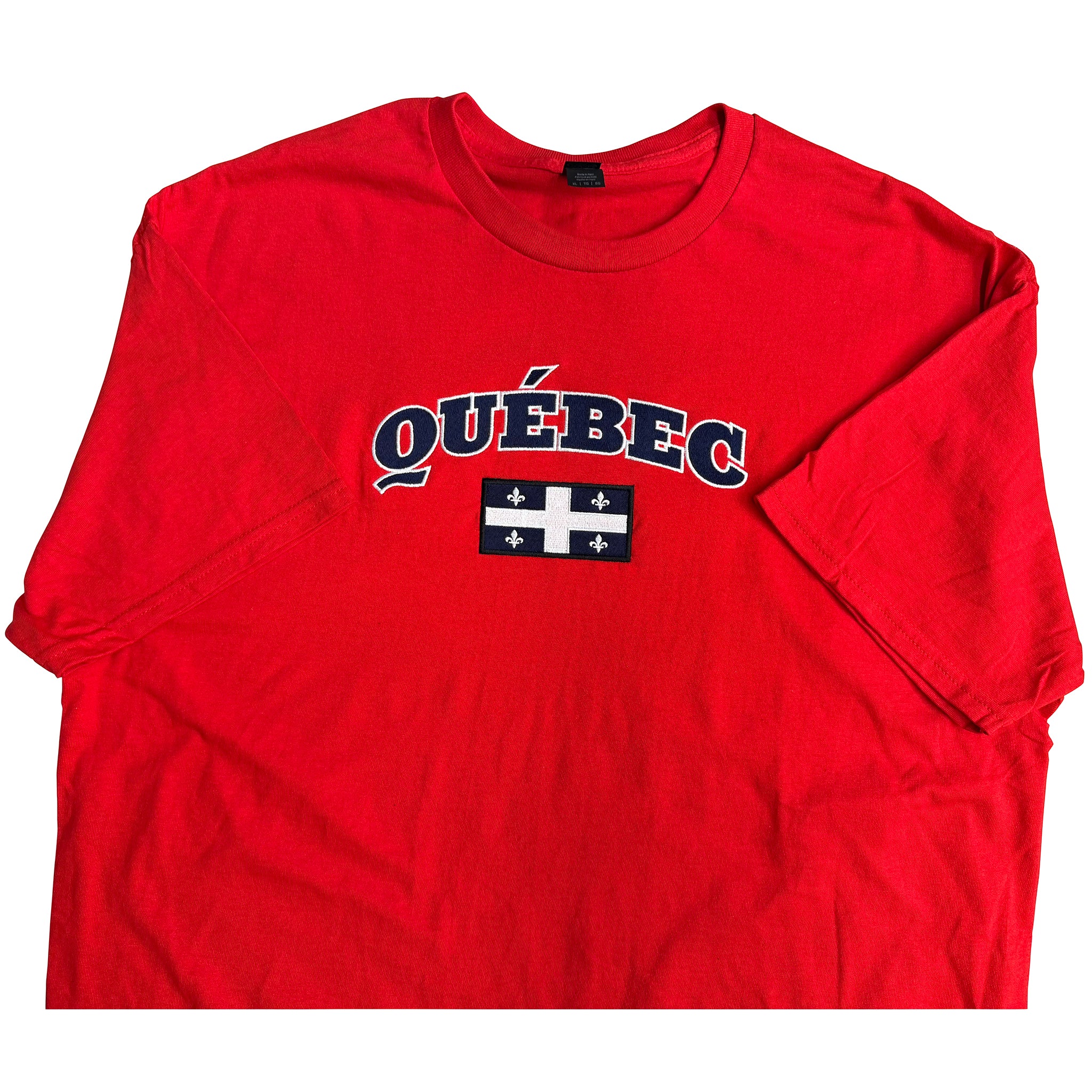 Quebec Short Sleeve Embroidered T-shirt