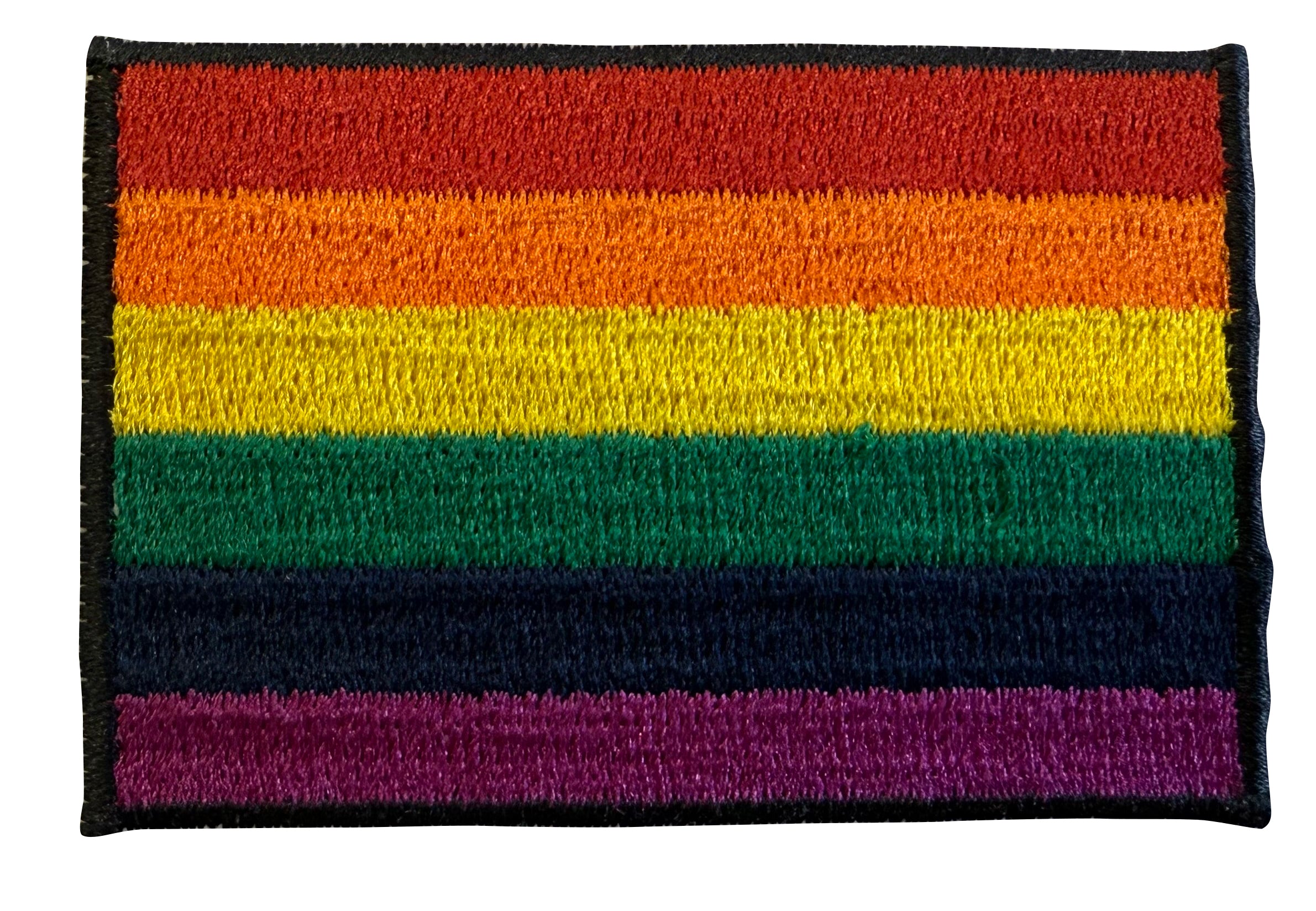 Patch brodé arc-en-ciel thermocollant