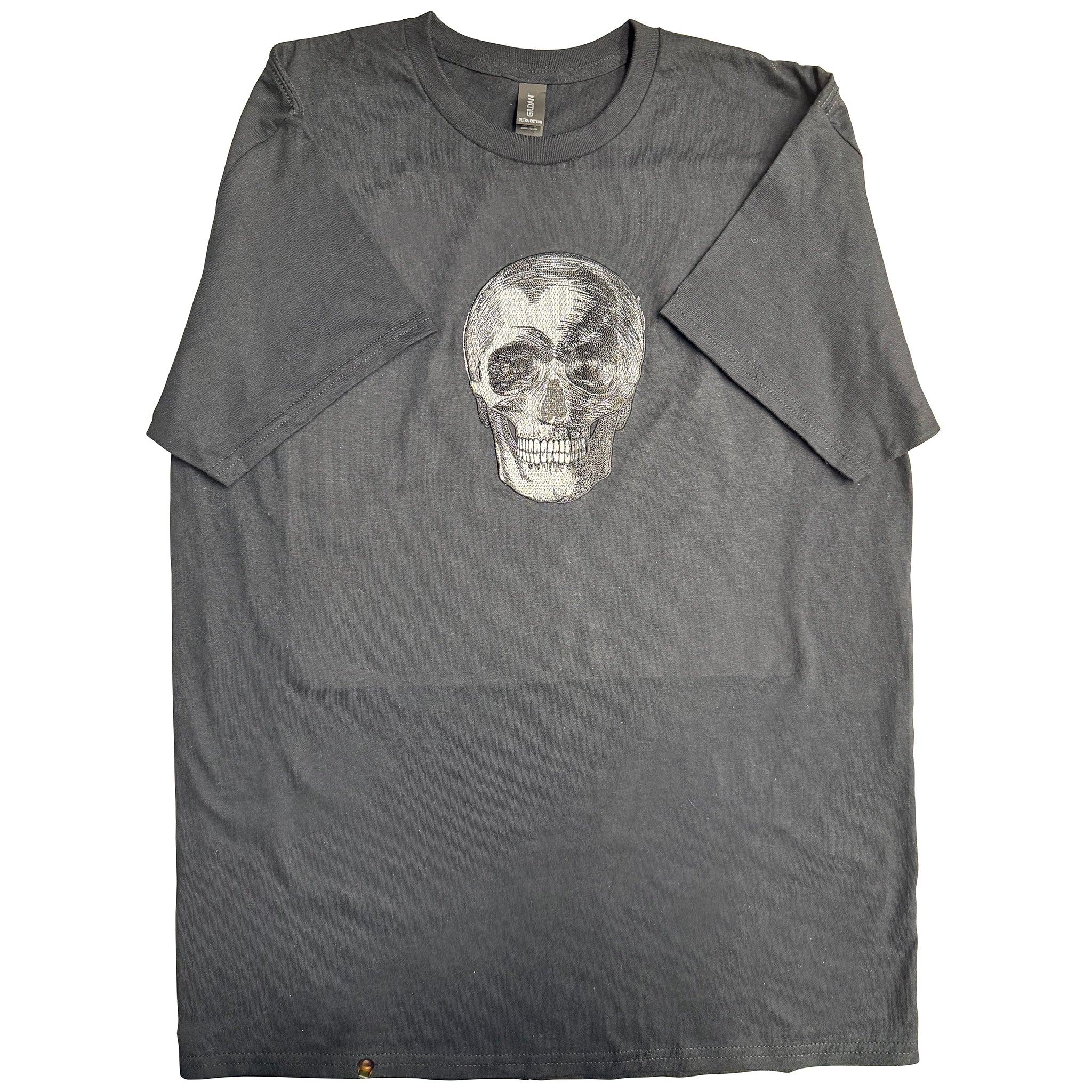 Skull Short Sleeve Embroidered T-shirt