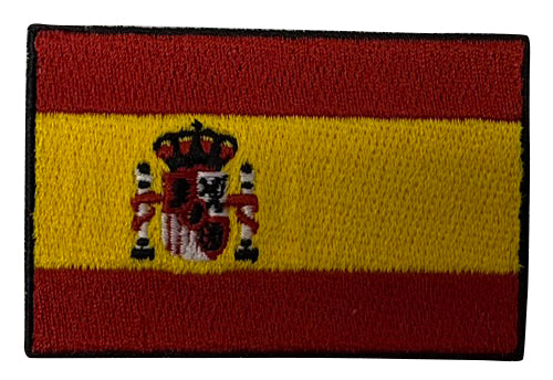 Patch brodé thermocollant drapeau de l'Espagne