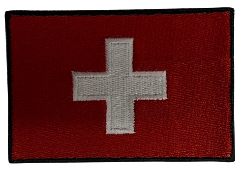 Switzerland Iron On Embroidery Flag Patch