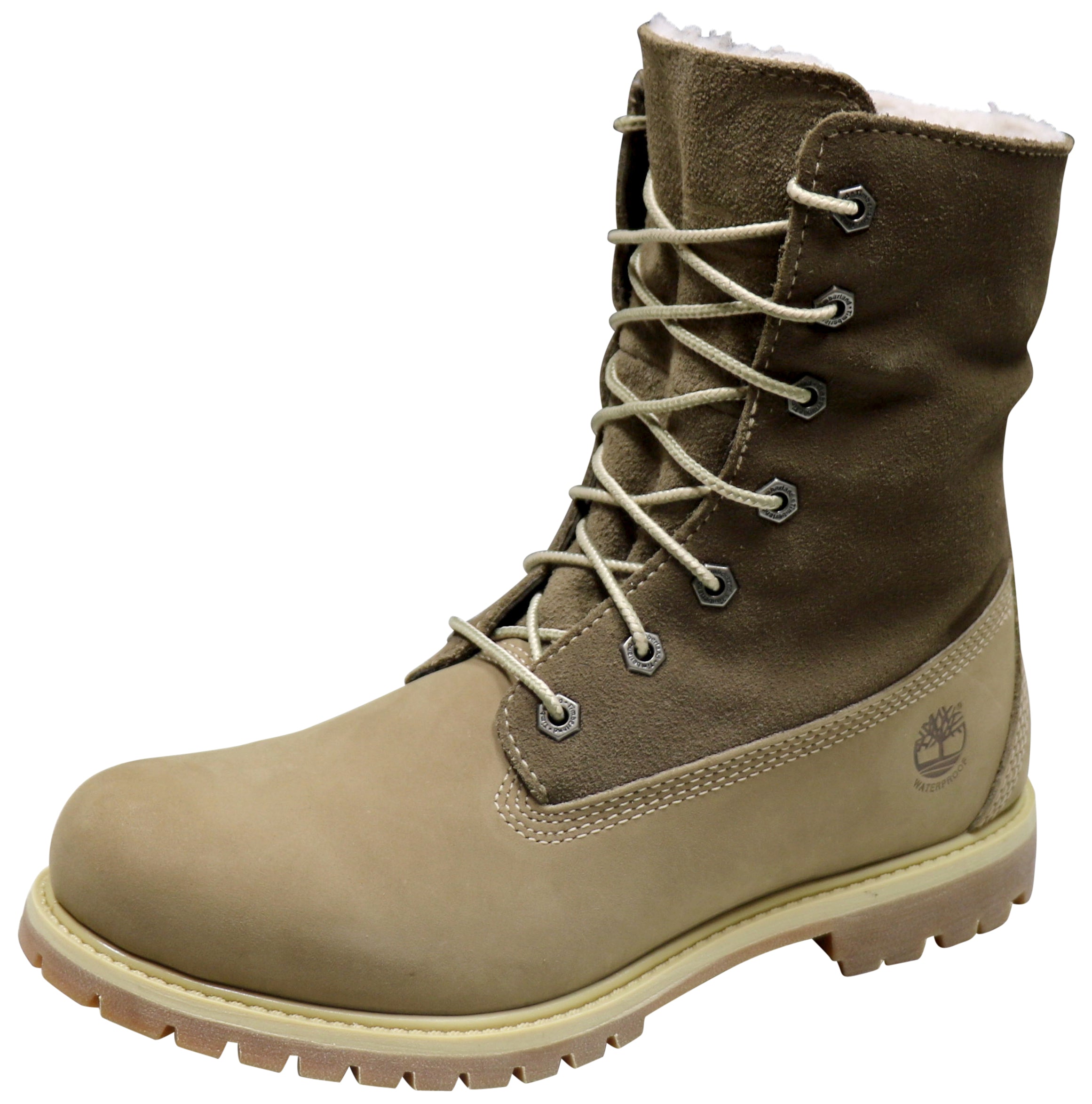 Timberland Aut Teddy Fleece Natural Brown