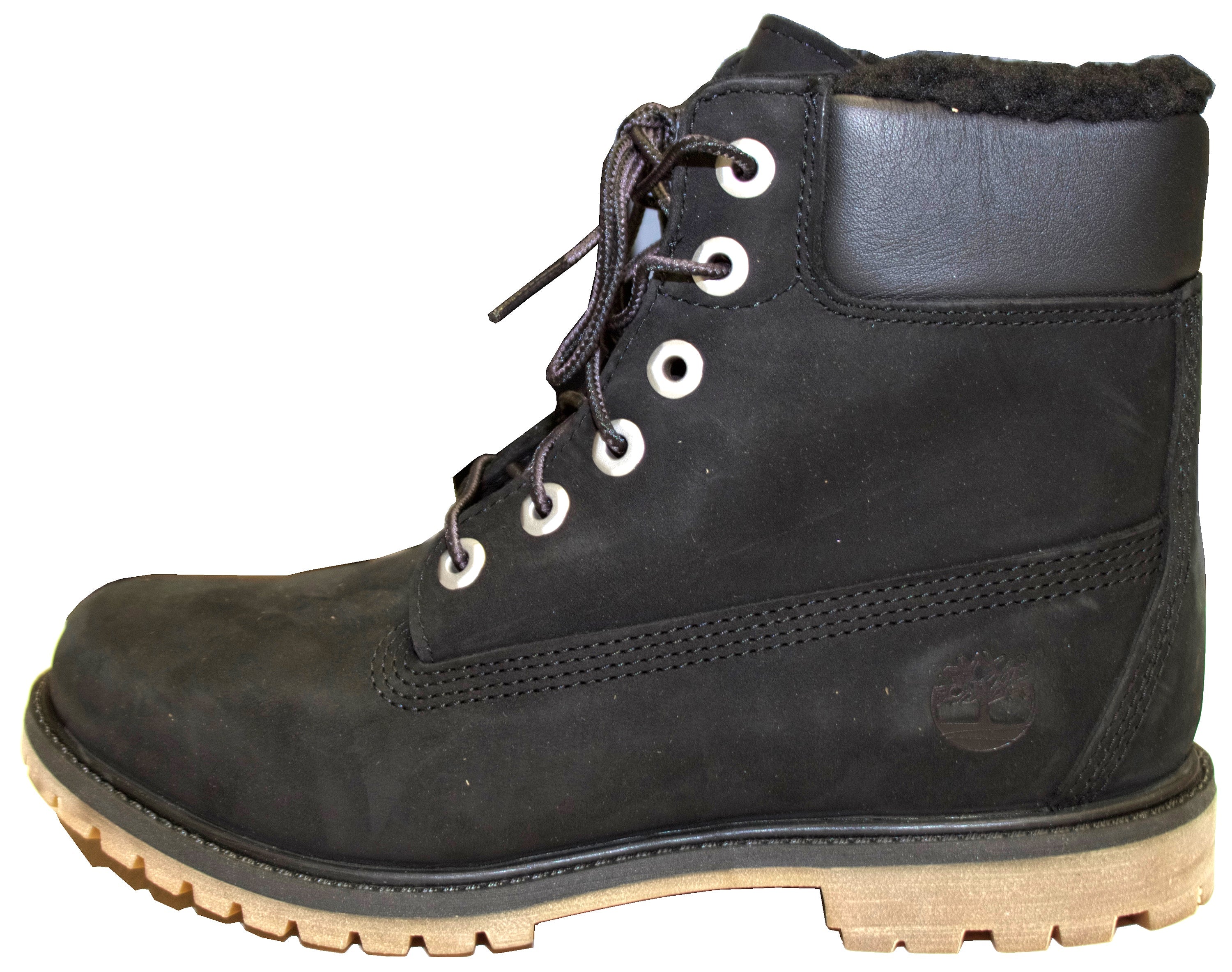 Timberland 6" Premium Leather Doublure polaire Noir