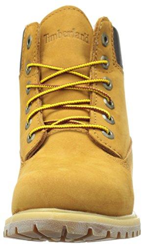 Bottes d'hiver imperméables Timberland 15 cm pour homme, doublure polaire de qualité supérieure, en nubuck blé