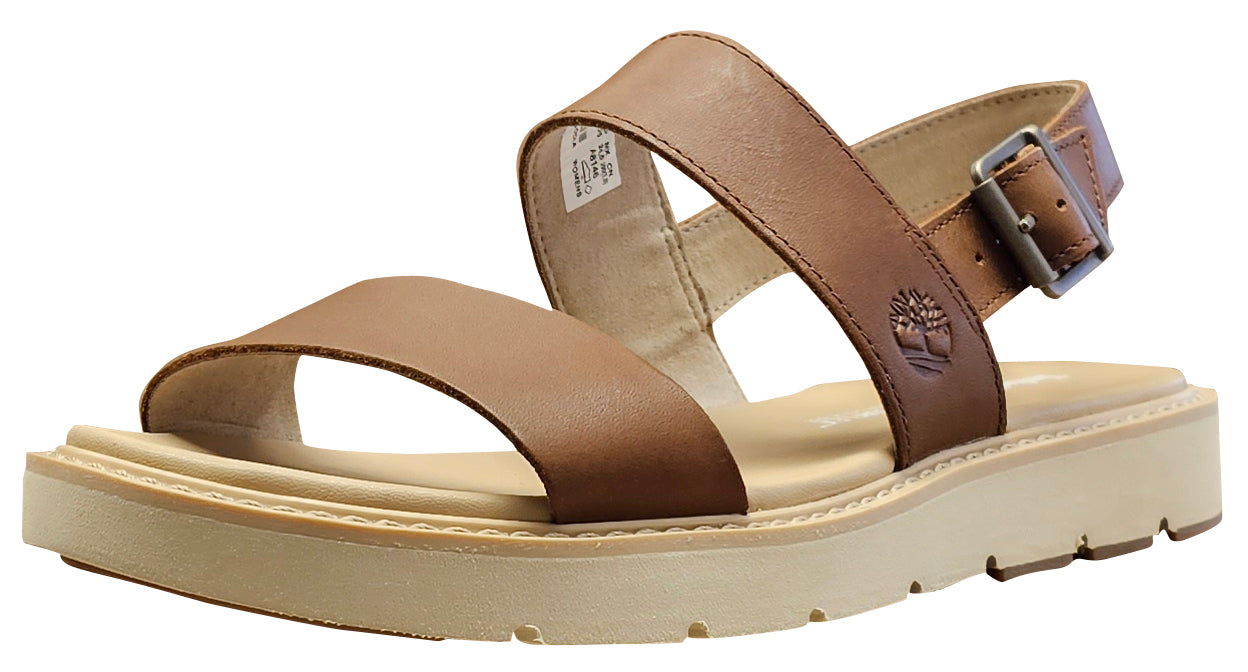 Timberland Women's Bailey Park Sandal Medium Brown Full-Grain