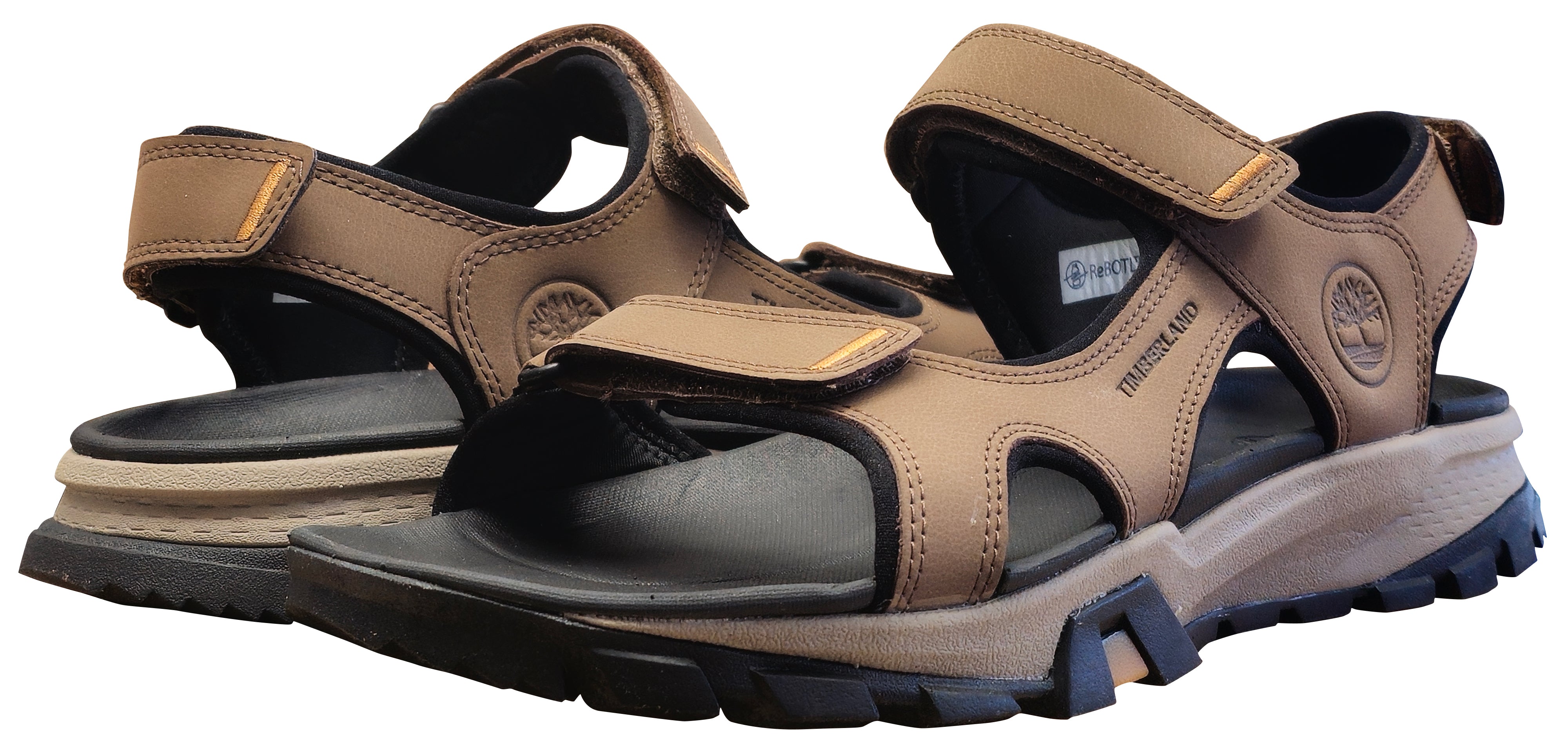 Timberland Men's LINCOLN PEAK Strap Sandal Dark Brown