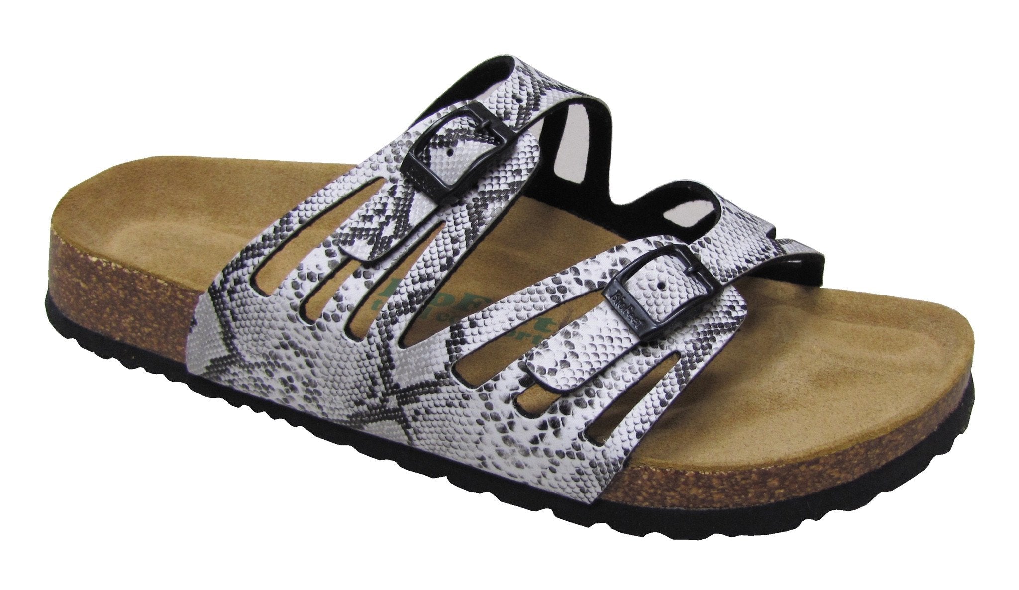 Two Buckle Cut Out Slide Brama Snake