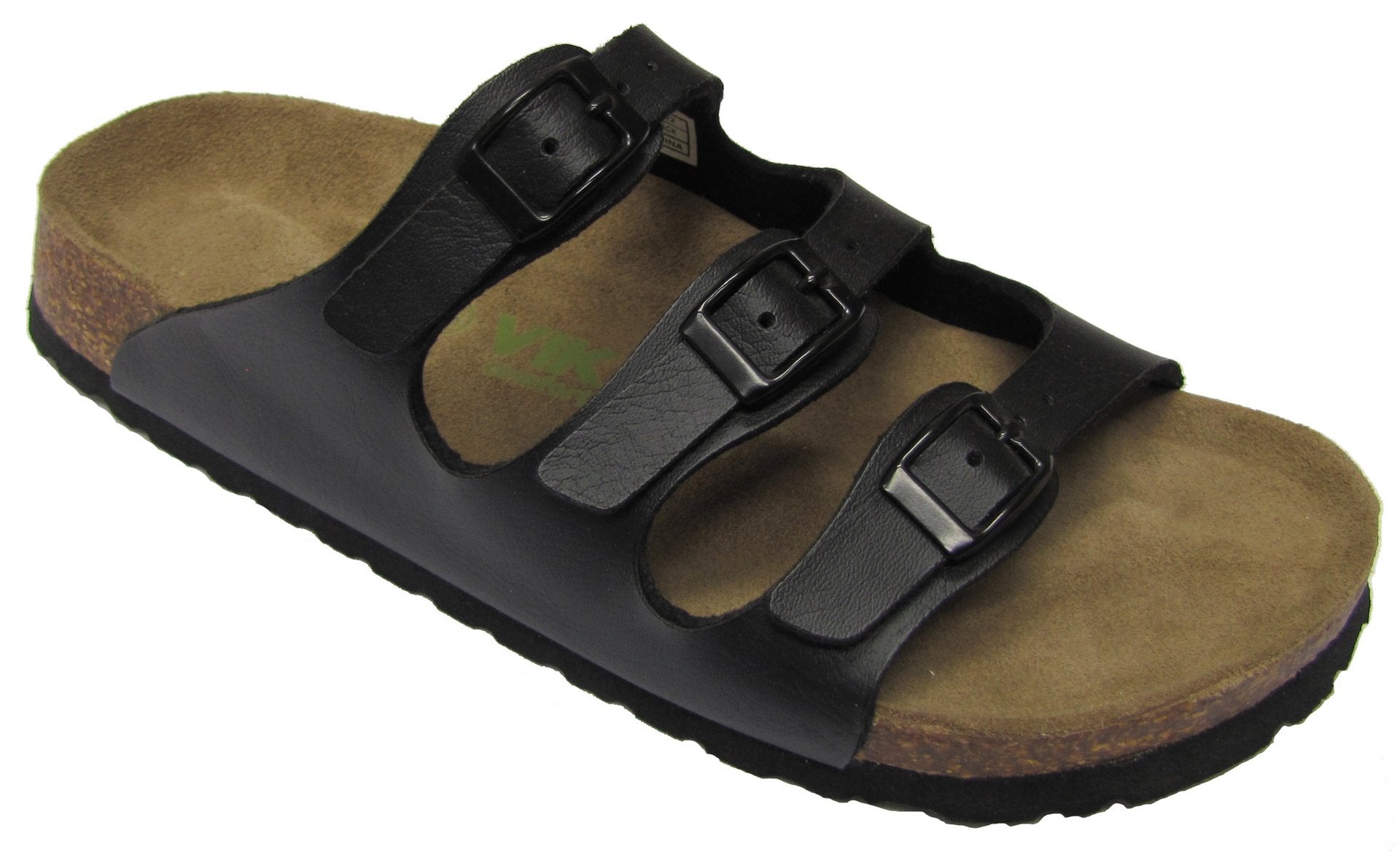 Viking Banff Three Buckle Slide Sandal Black