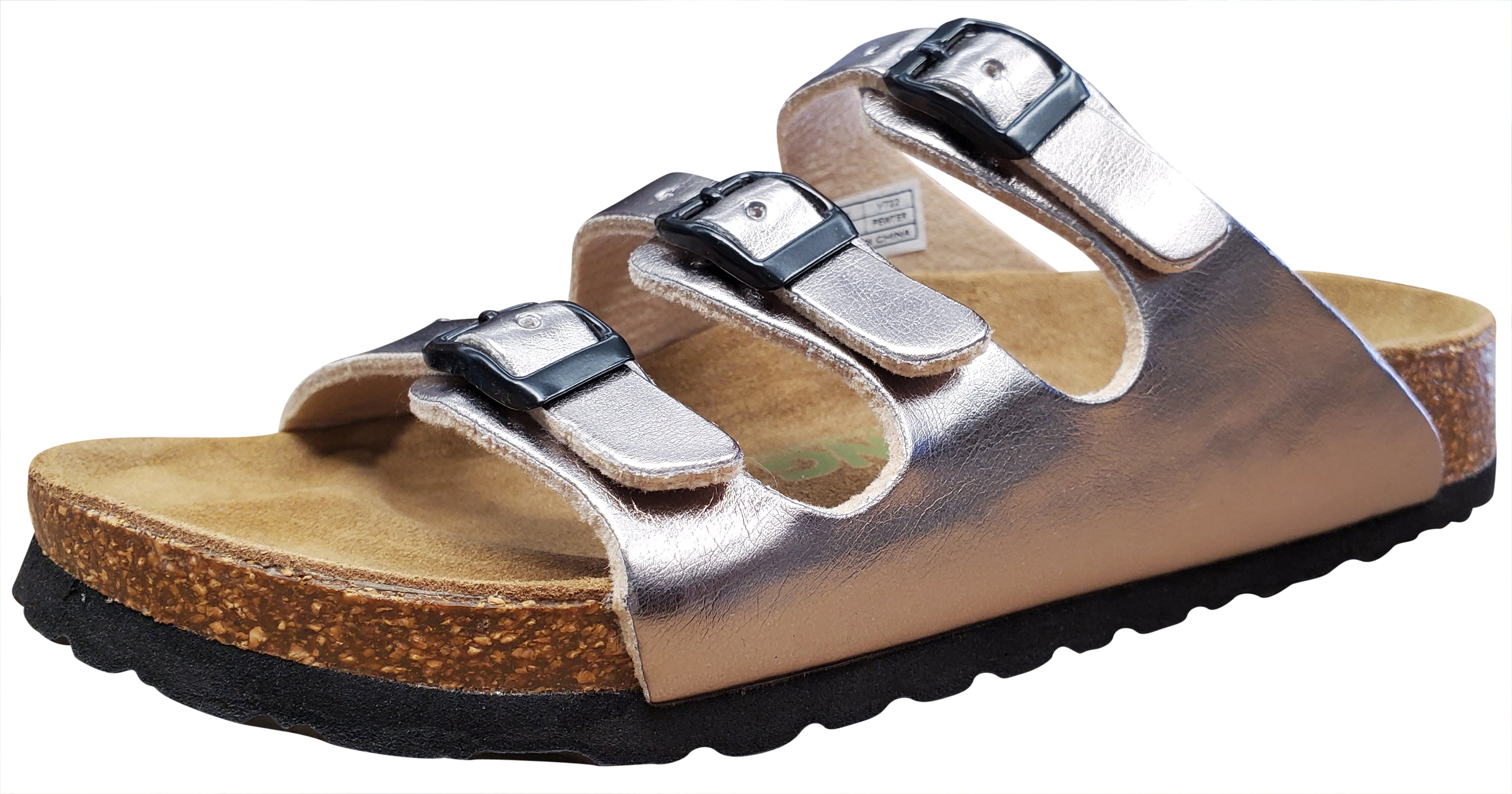 Viking Banff Three Buckle Slide Pewter