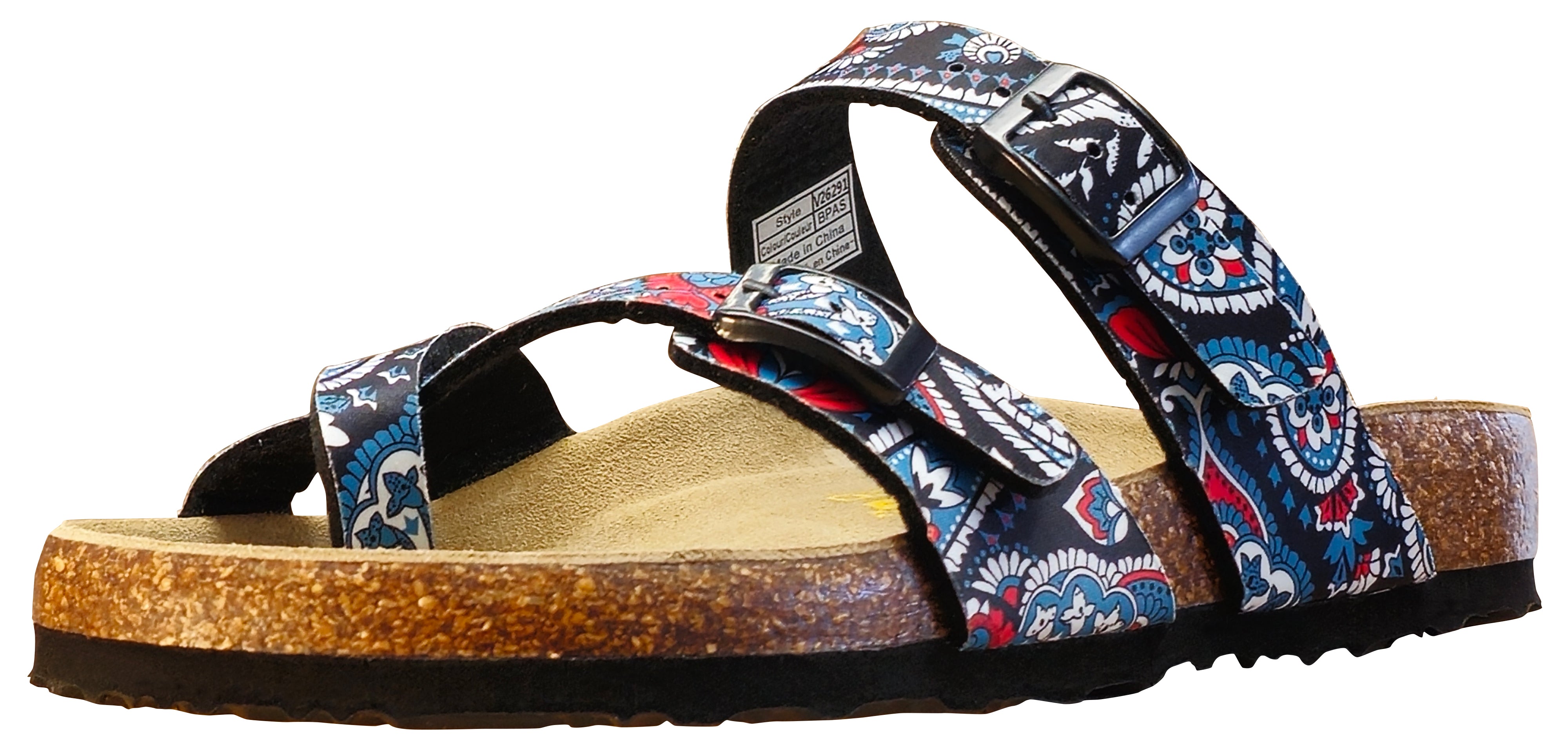 Viking Women's Tofino Sandal Black Paisley