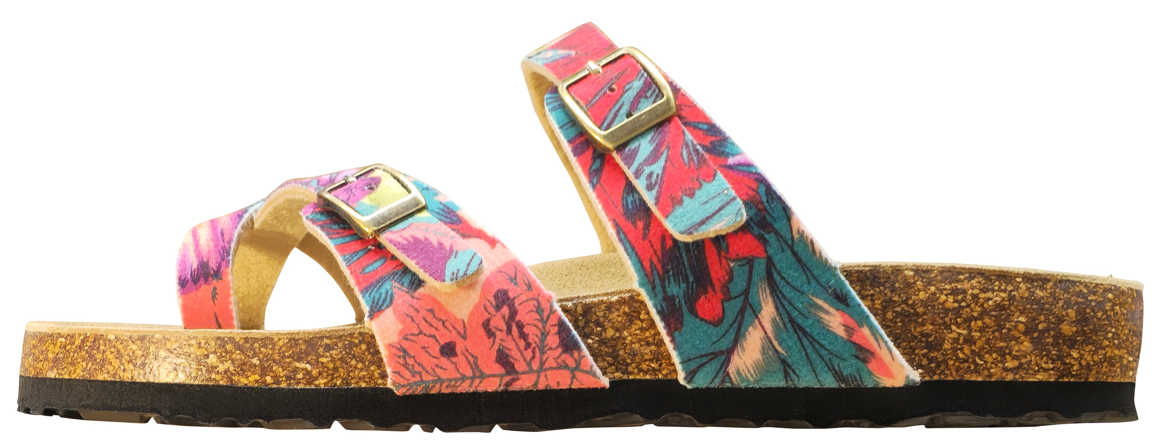 Sandale Viking Tofino pour femme, motif tropical violet