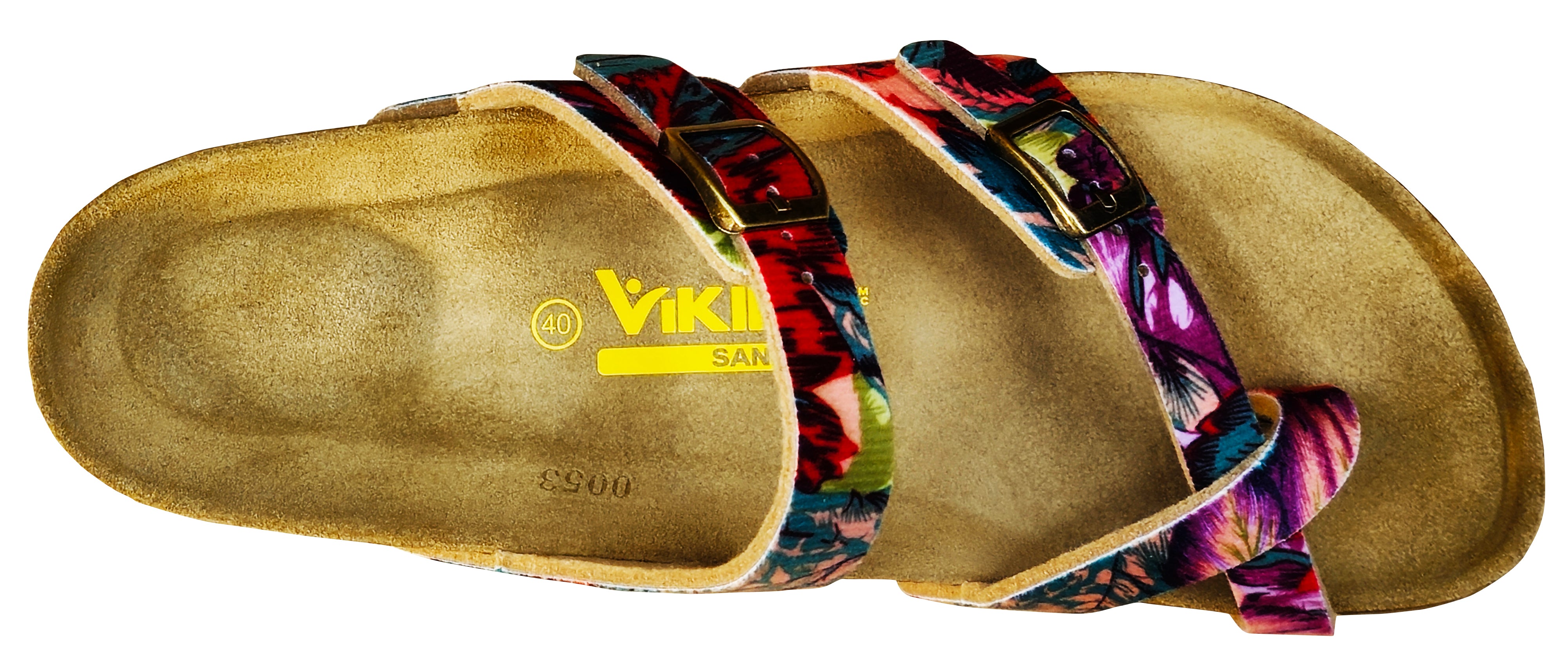 Sandale Viking Tofino pour femme, motif tropical violet