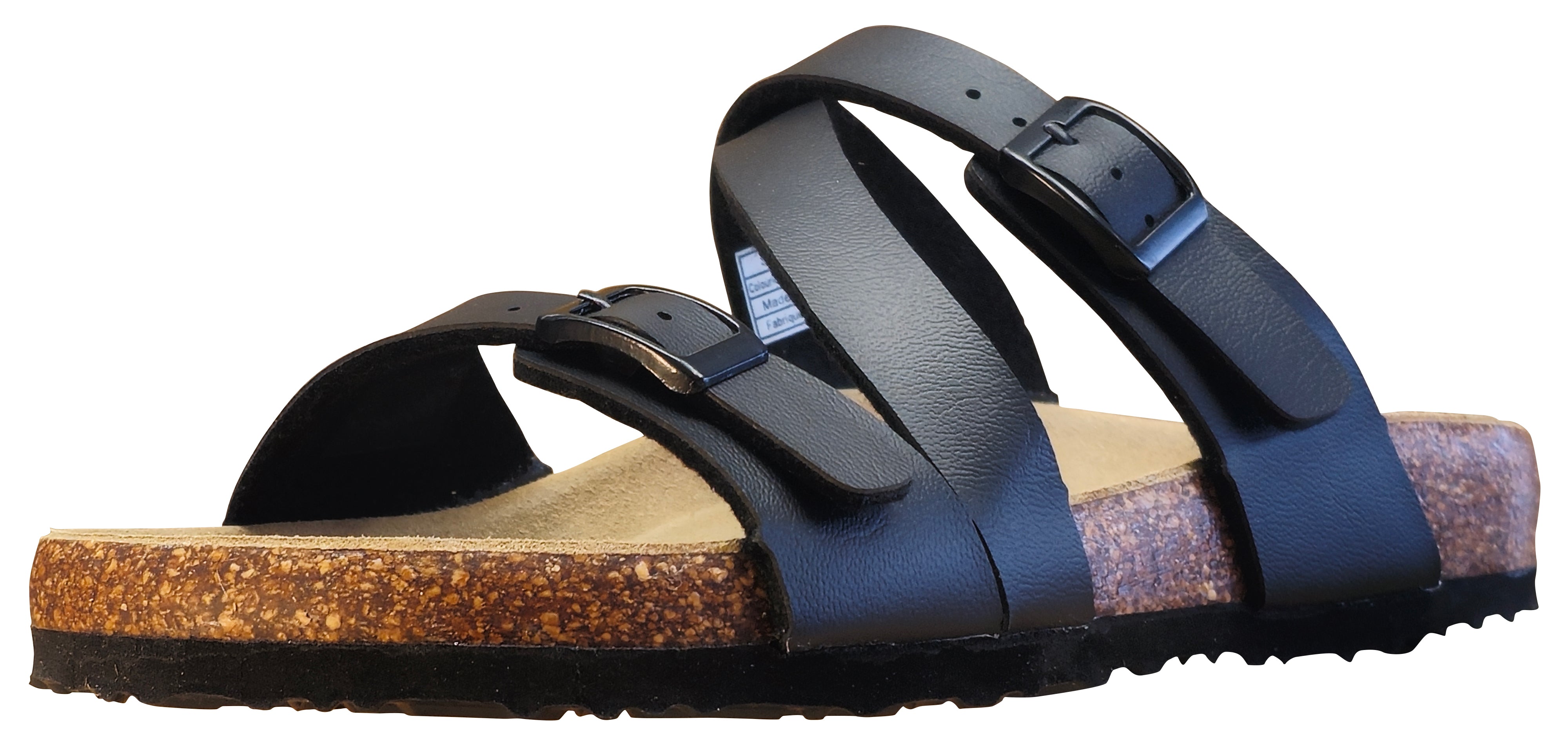 Sandale Viking Sydney à trois brides croisées, noire