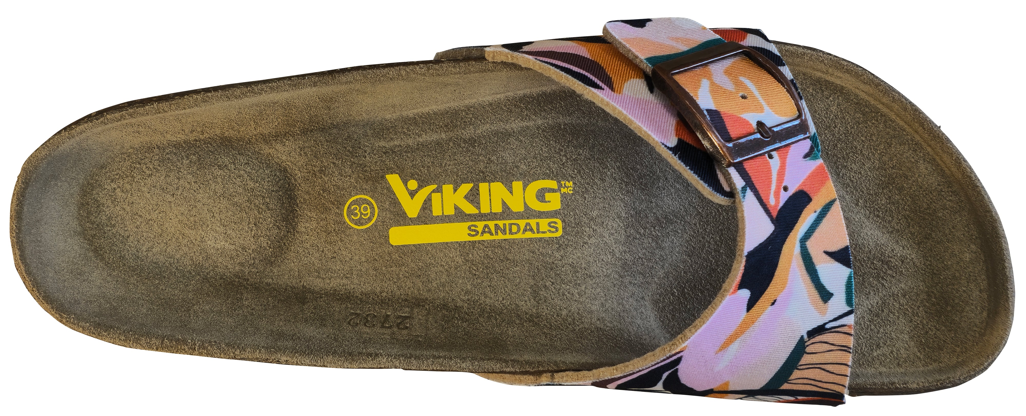 Sandale Viking Louise pour femme, jaune, motif floral