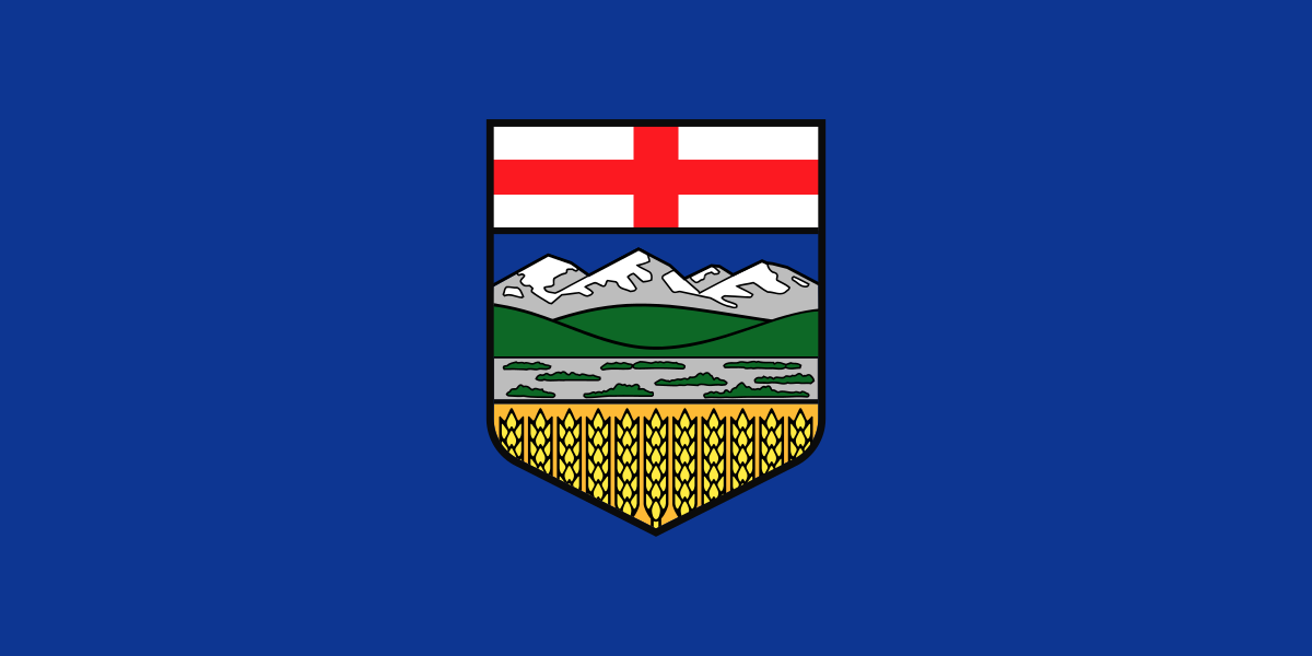 Alberta 100% Polyester Flag 36"X60"