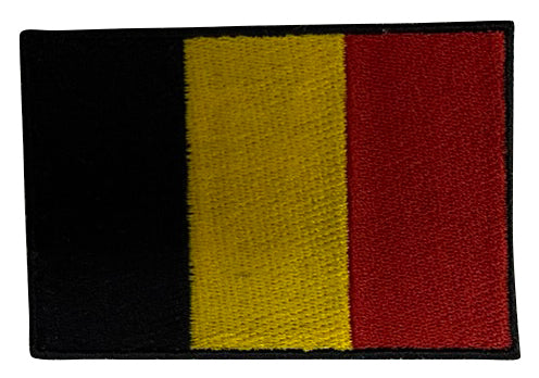 Patch brodé thermocollant drapeau belge