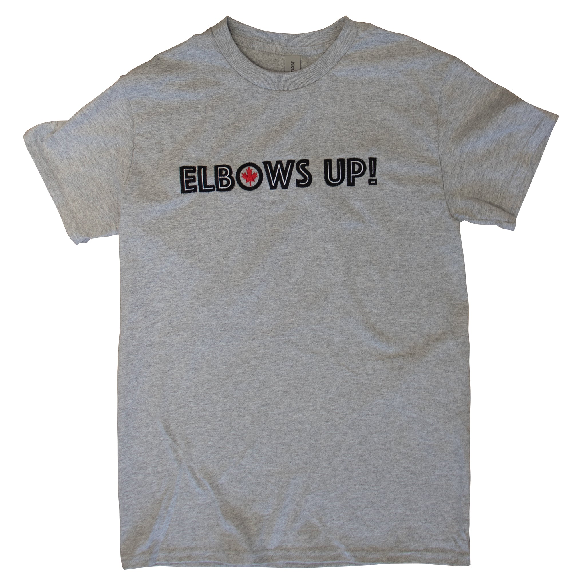 T-shirt brodé à manches courtes avec coude relevé