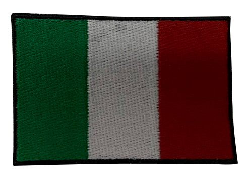 Italy Iron On Embroidery Flag Patch