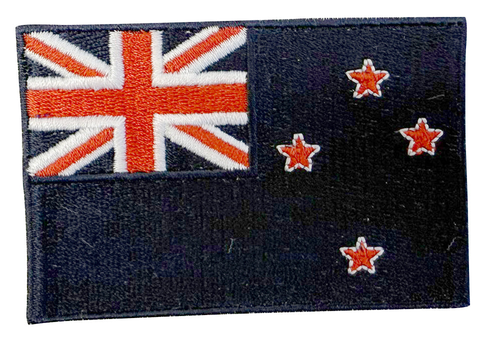 Patch brodé thermocollant du drapeau de la Nouvelle-Zélande