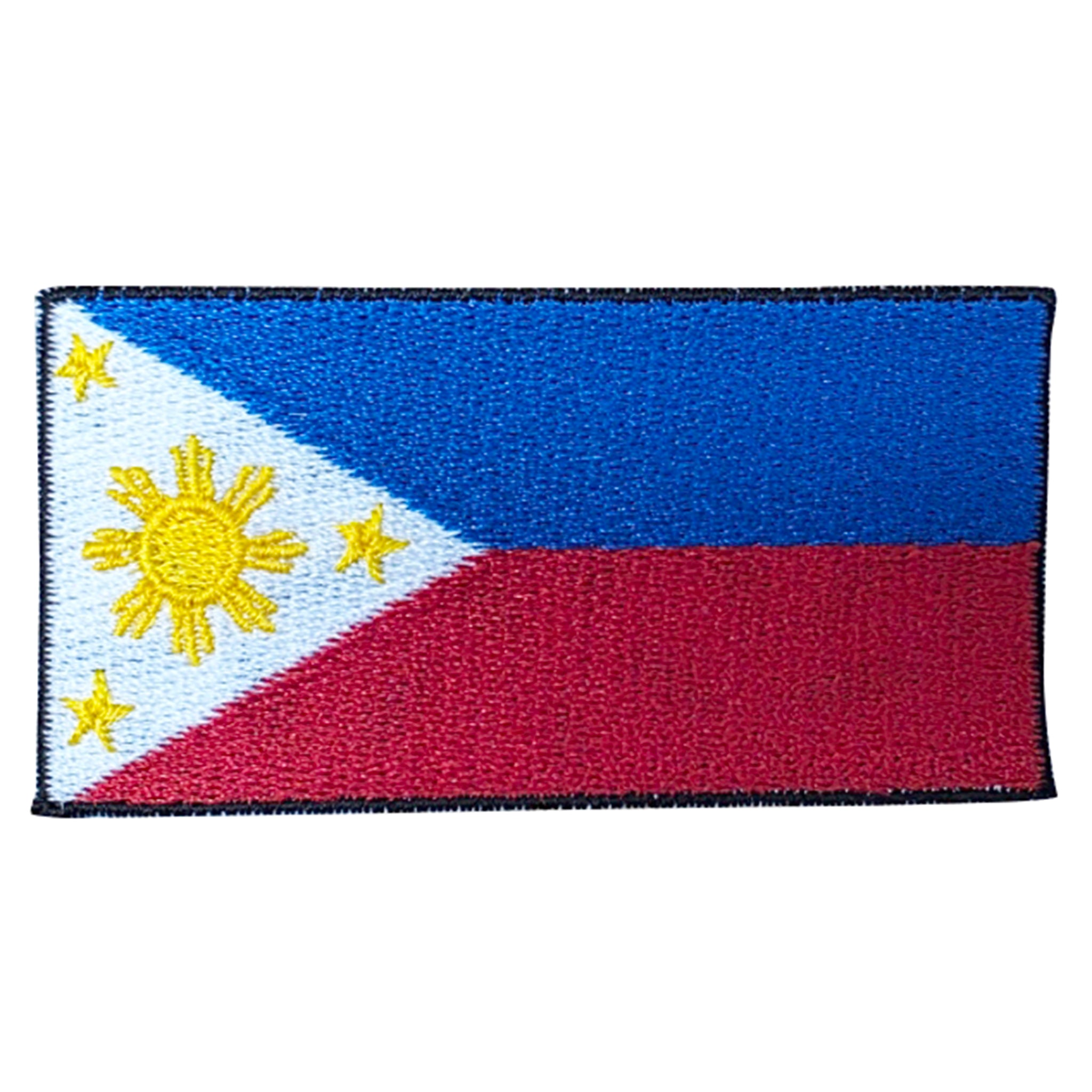 Philippine Iron On Embroidery Flag Patch