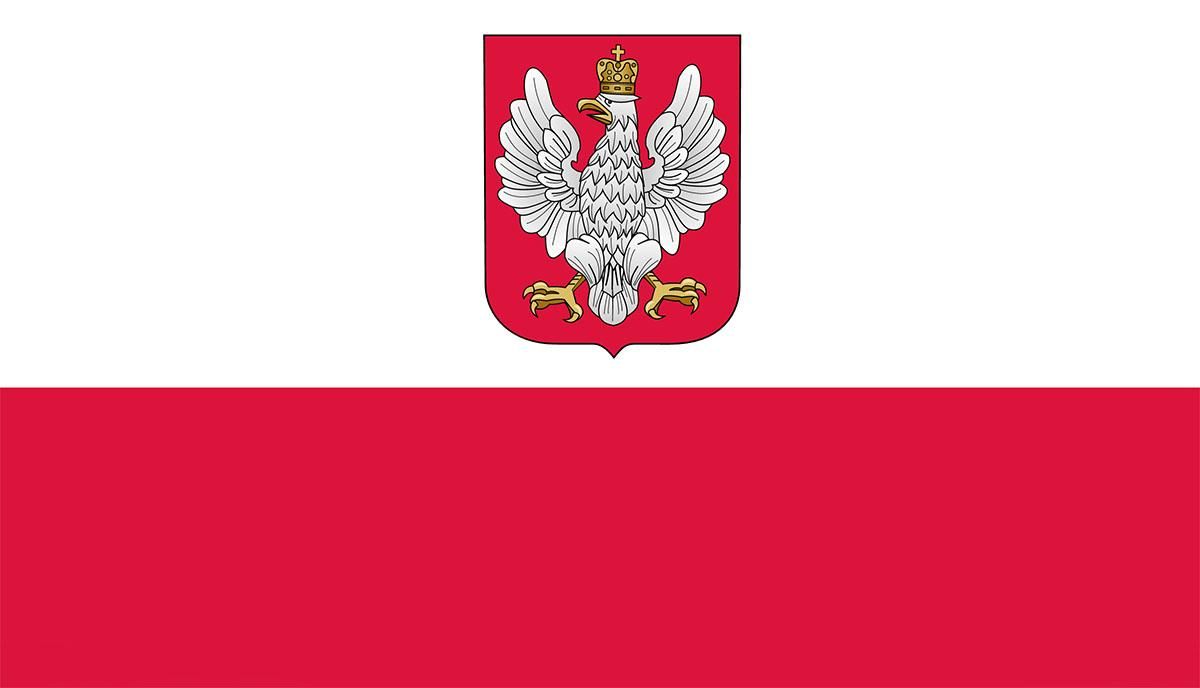 Drapeau de la Pologne 100 % polyester 91 x 152 cm