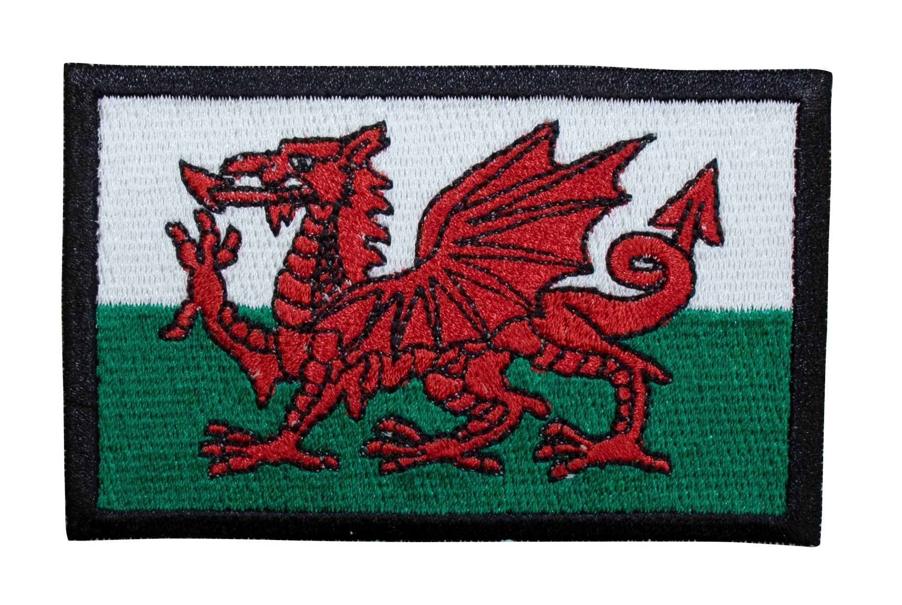Patch brodé thermocollant du drapeau du Pays de Galles
