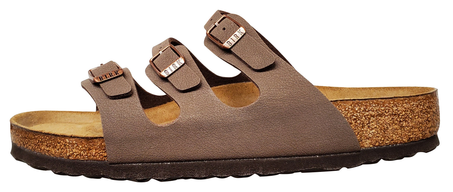 Birkenstock Florida, Soft Footbed, Mocha, Birko-Flor